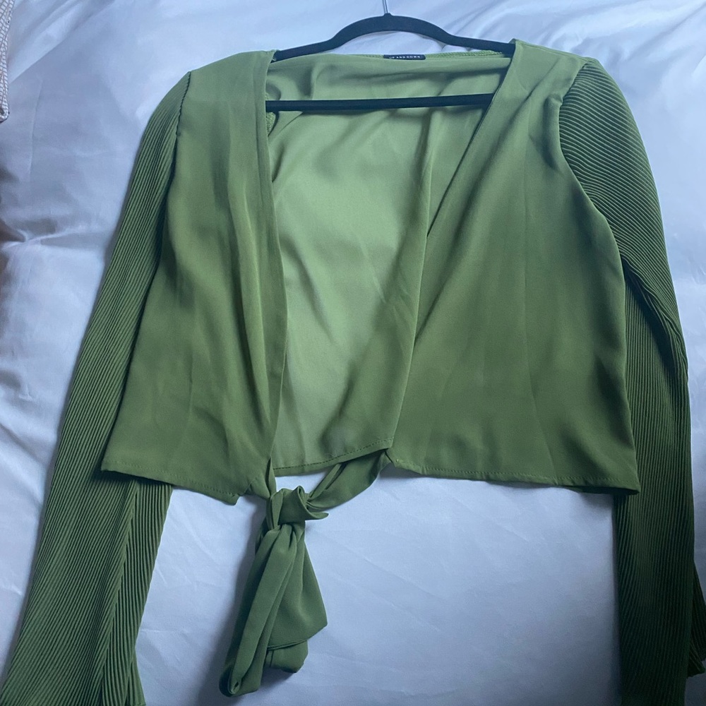 Green blouse
